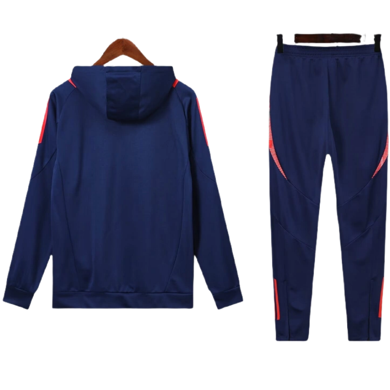 2024-25 Adidas Manchester United Men Hooded Training Tracksuit Kits