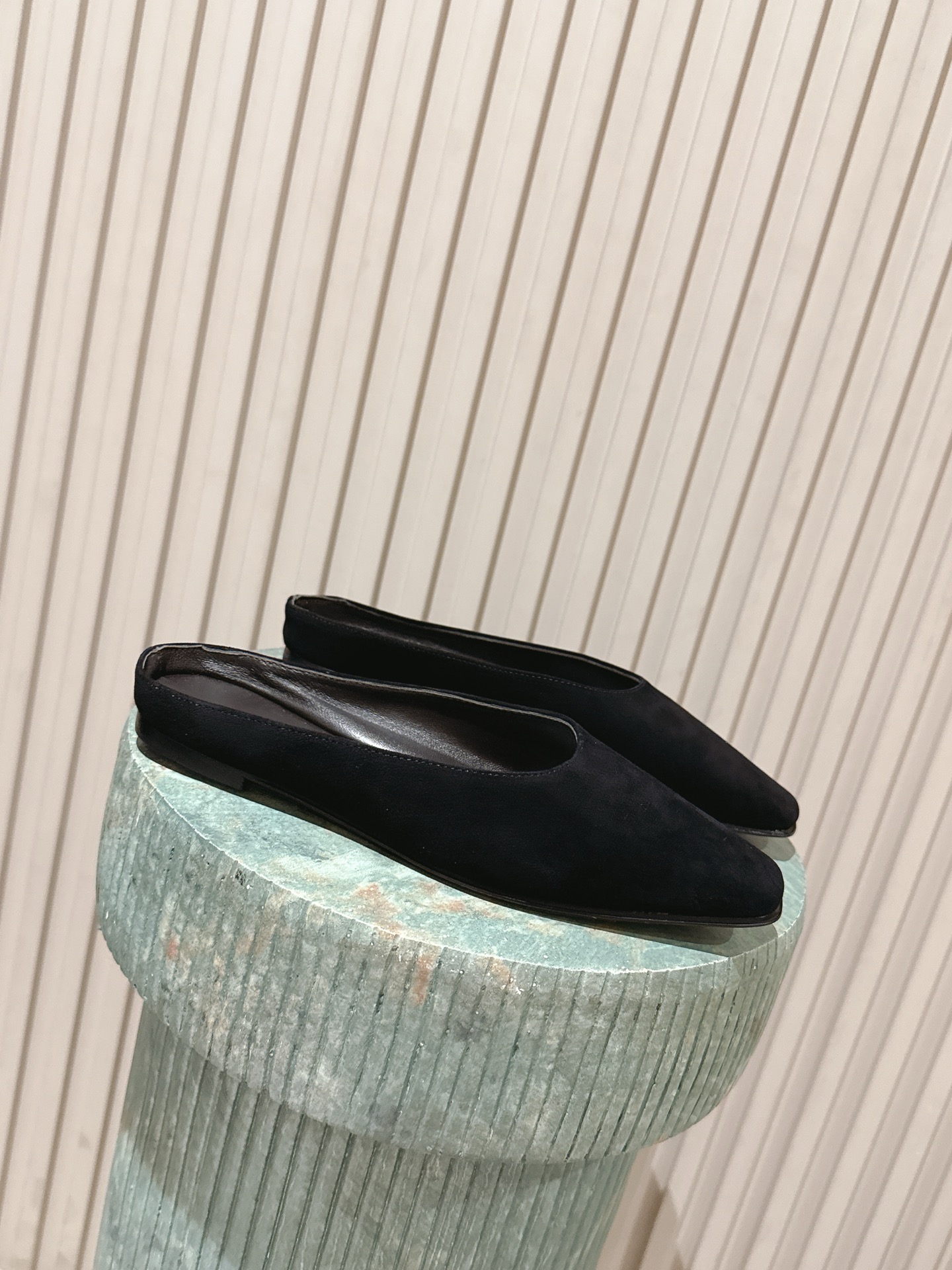 The Row Suede leather Mule