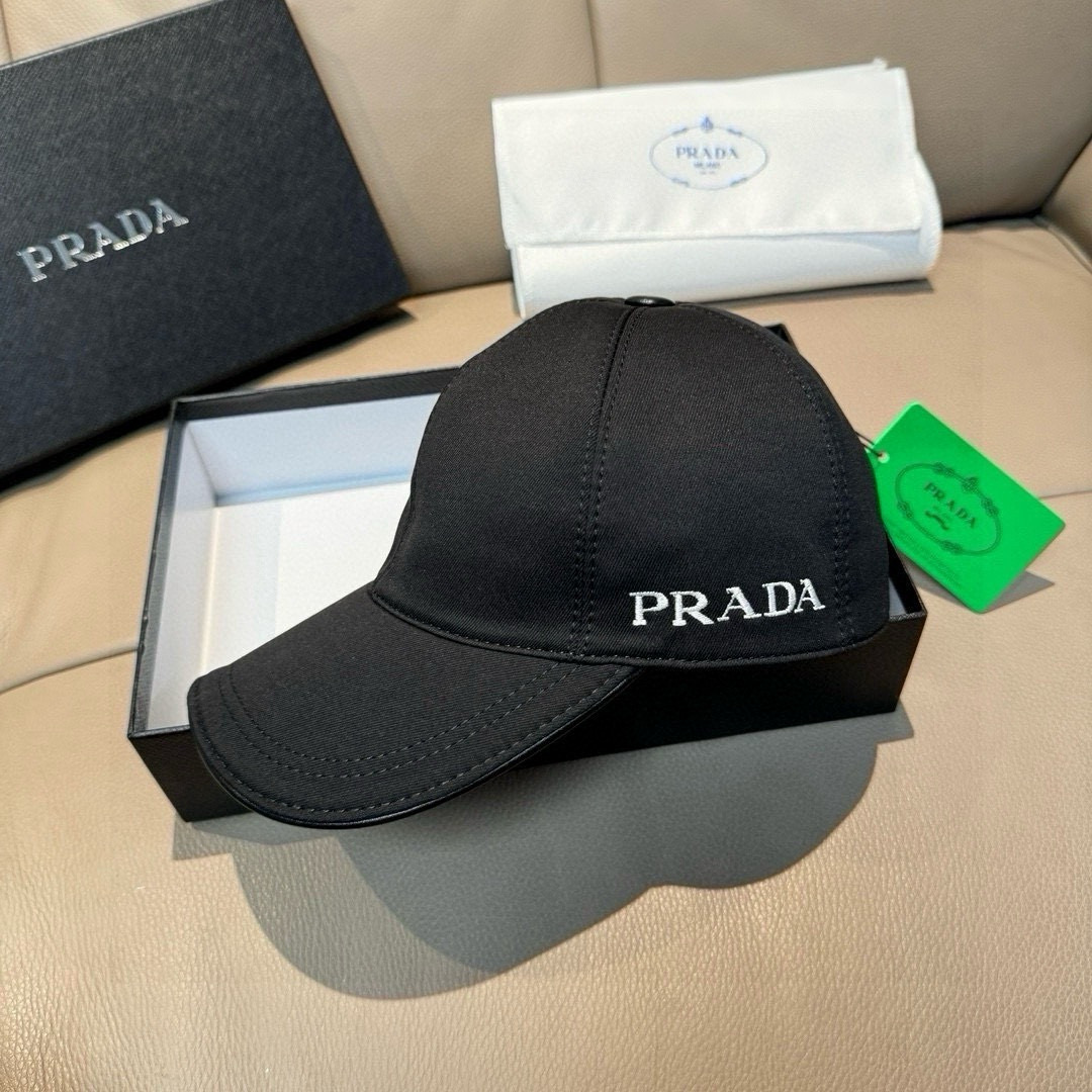 Prada Cotton Baseball Cap