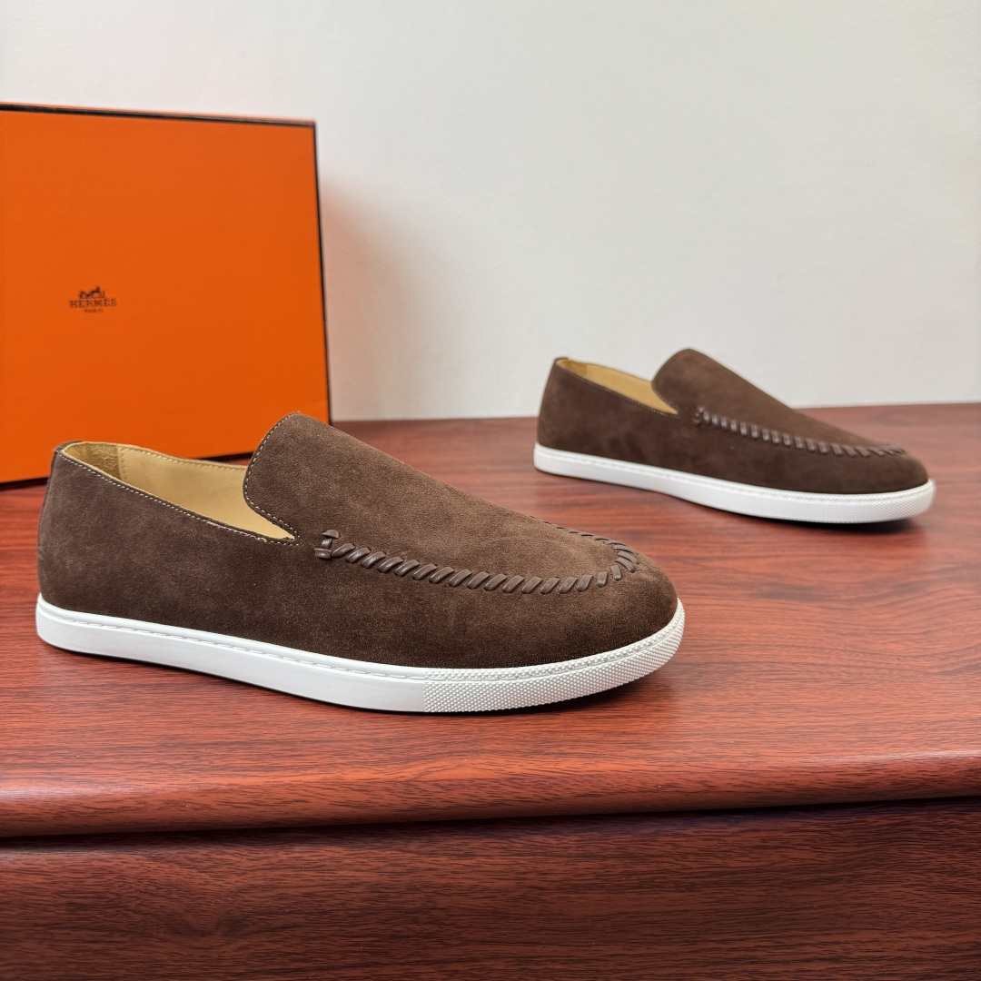 Hermes Men's Mind Suedeloafer