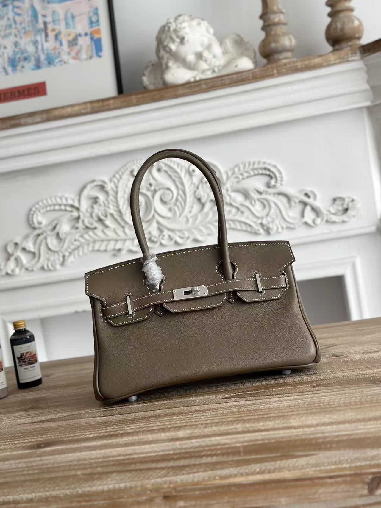 Hermes shoulder birkin handbag