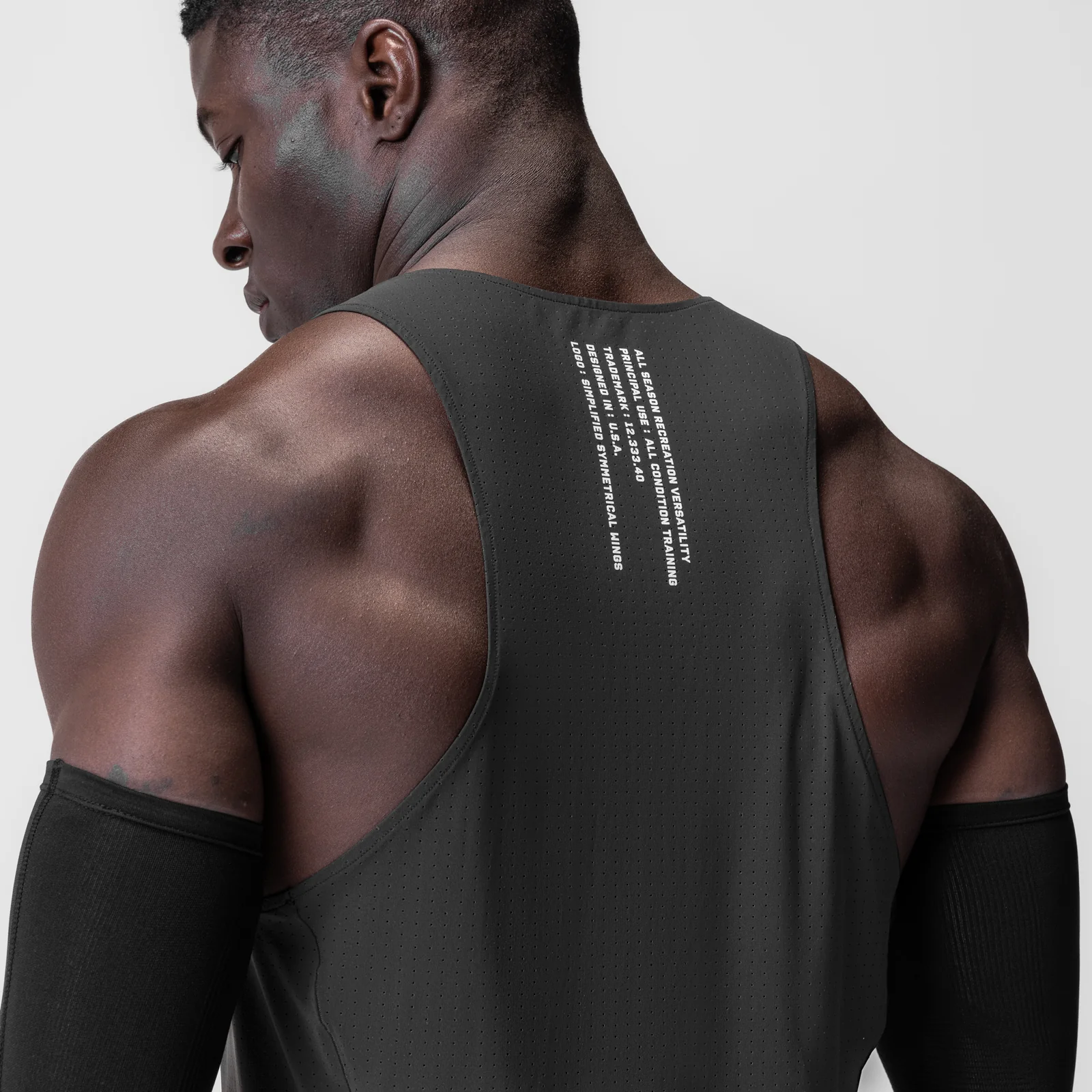 0949. Laser-Vent Singlet Tank - Space Grey
