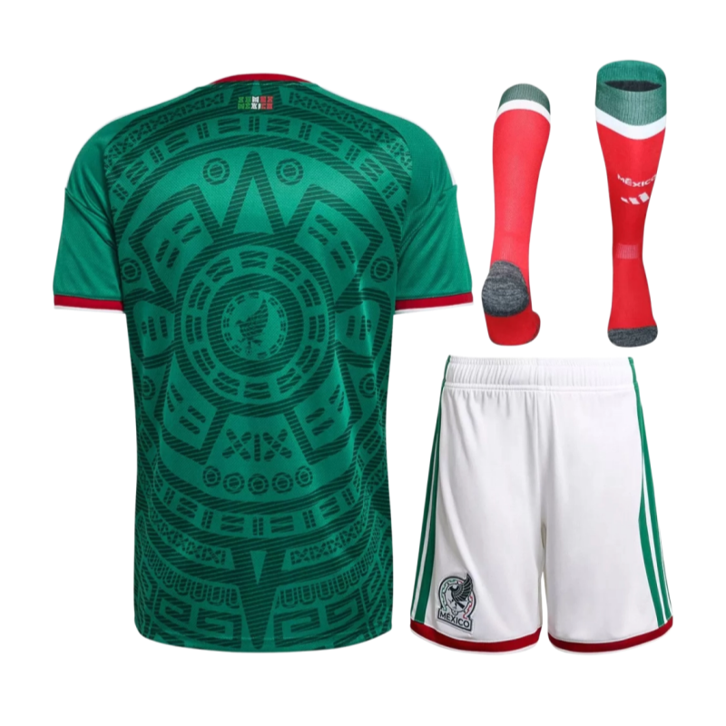 2026 World Cup Mexico Home Adult Jersey Set With Socks