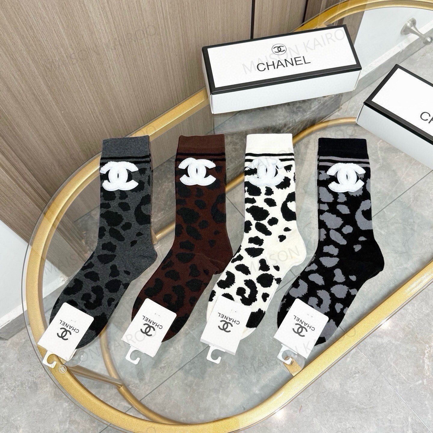 Chanel Socks 4-Pack - KAIROO
