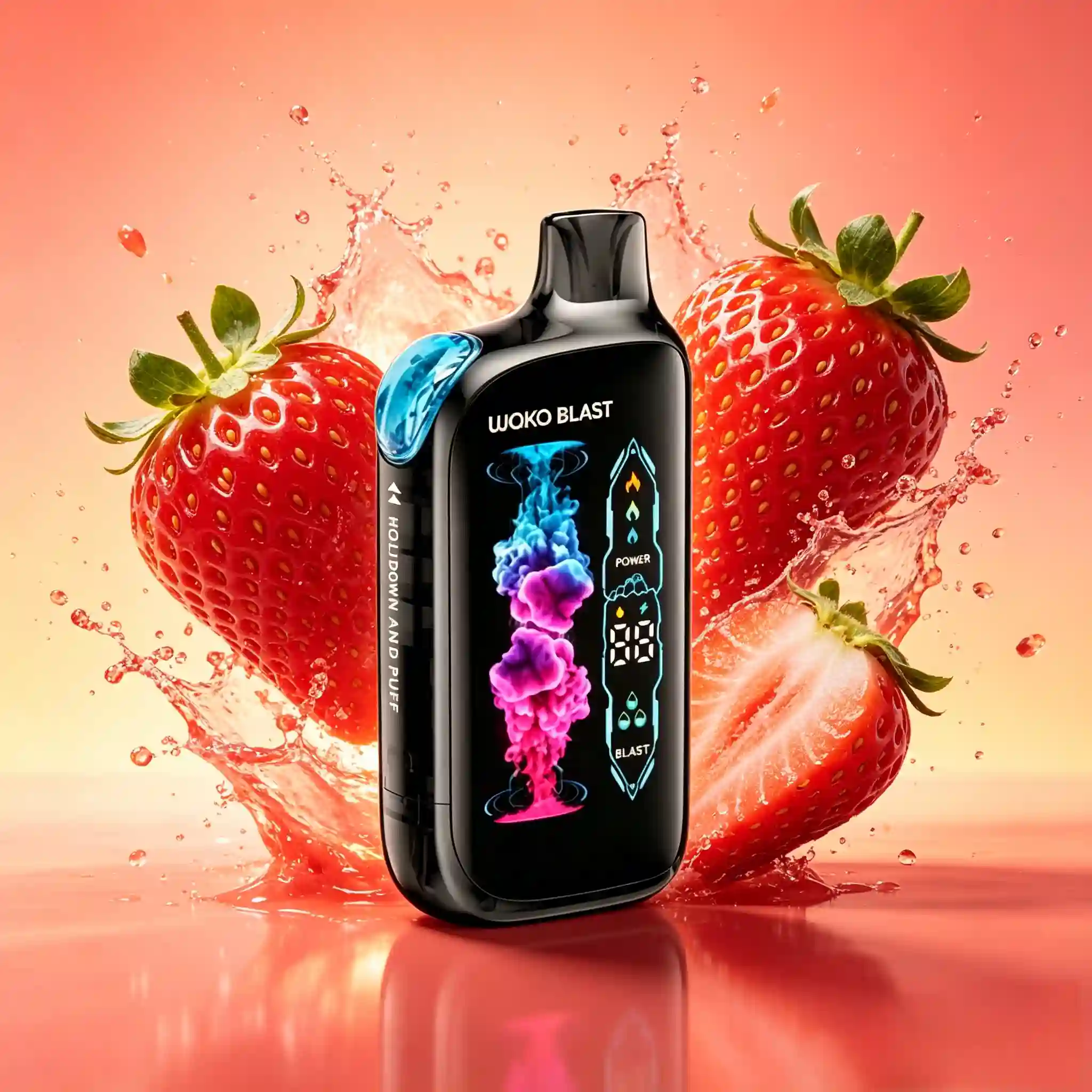 WAKA Blast 45K Disposable Vape – Strawberry Lime Soda Mix - Vaba Vape-Shop