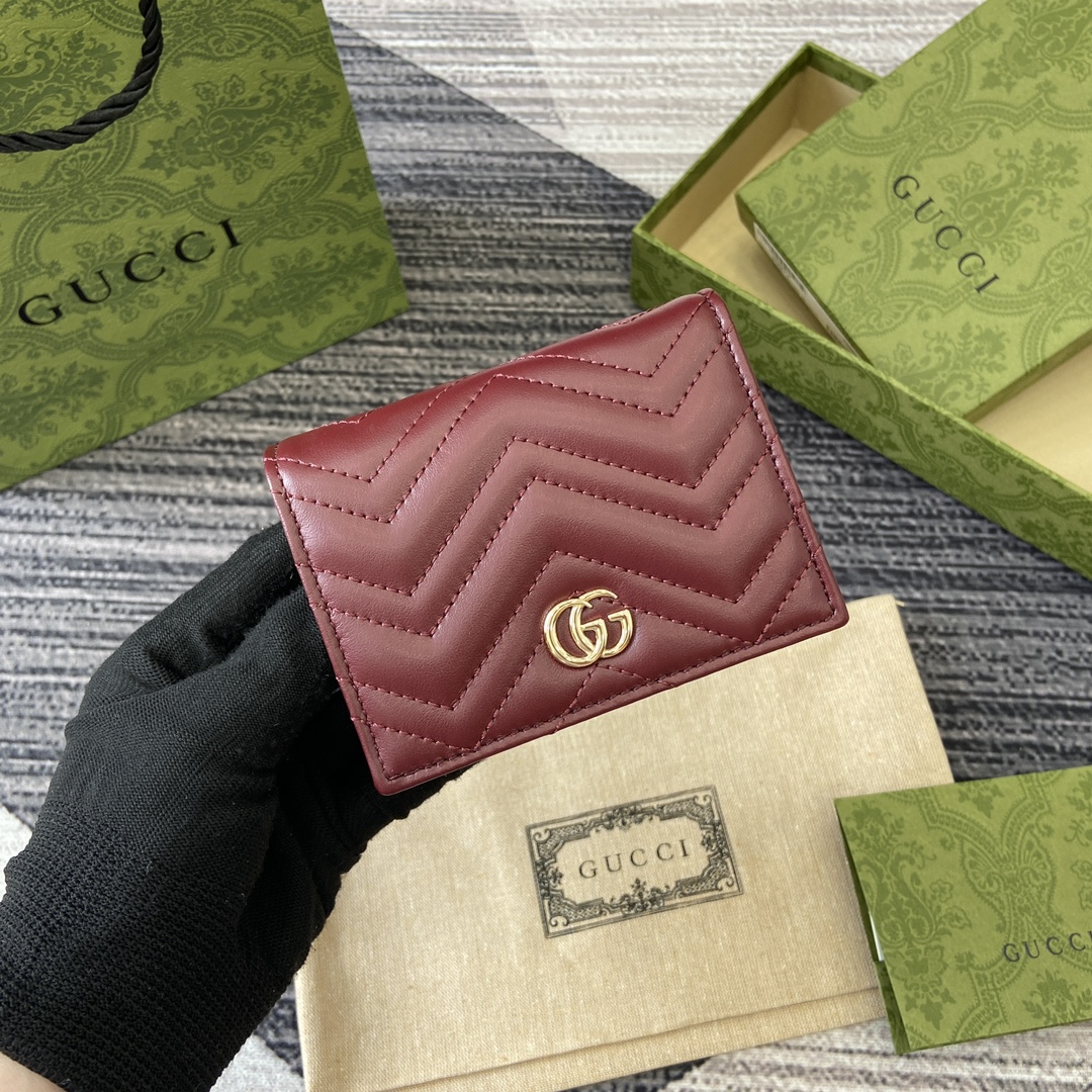 Gucci GG Marmont card case wallet 466492