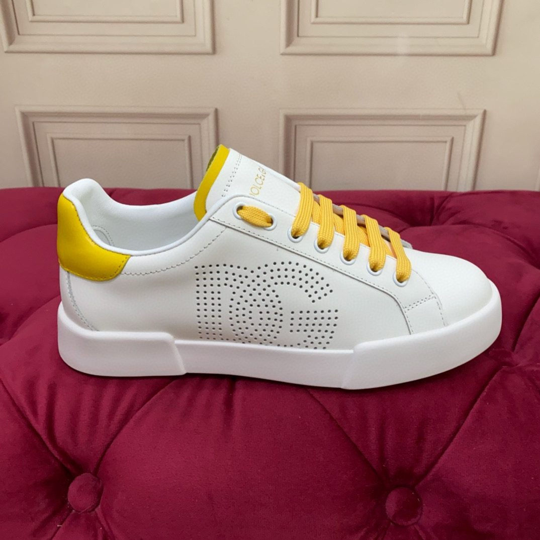D&G Women's Leather Sneakers