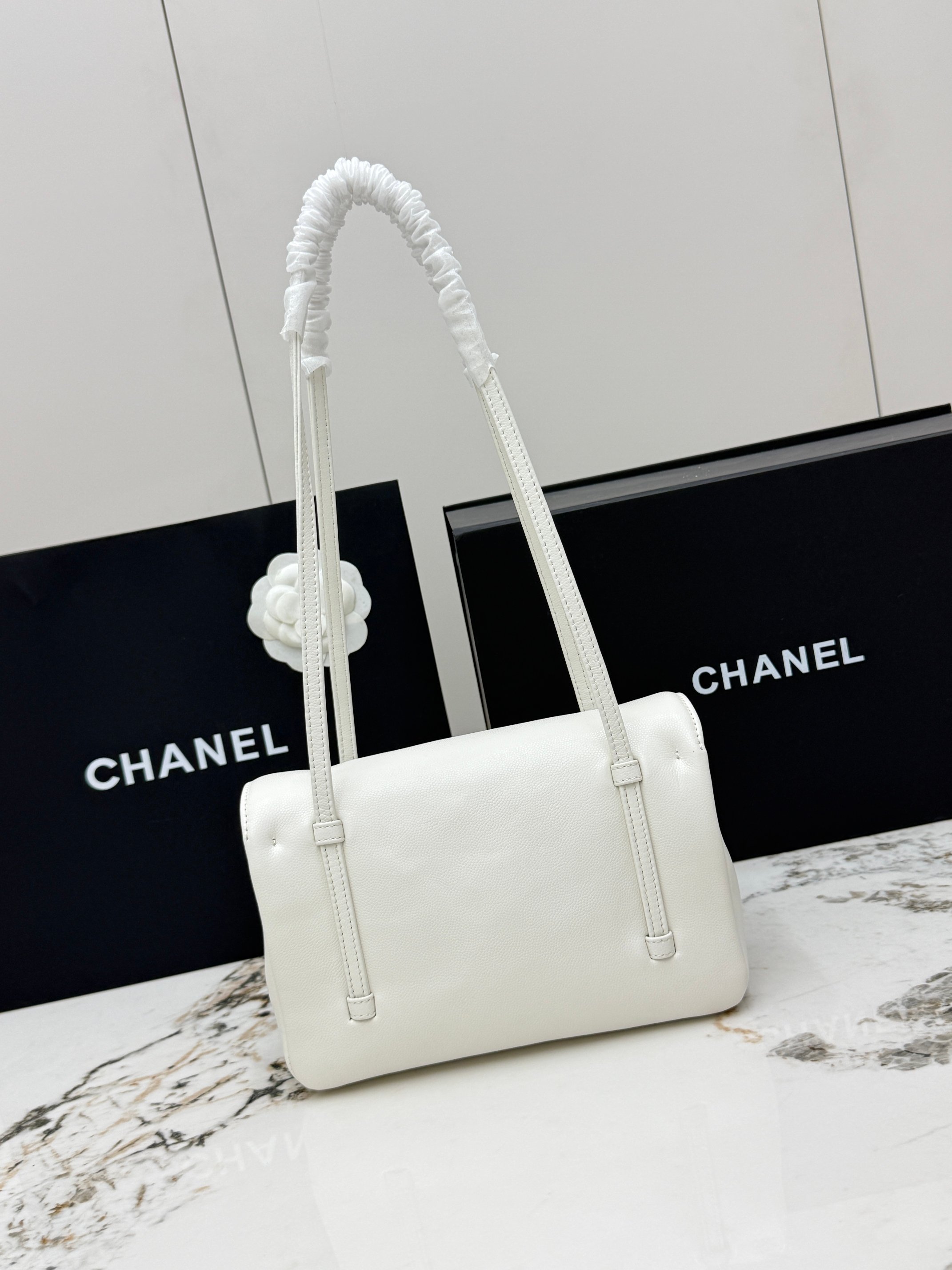 Chanel Spring Summer 2026 Small Flap Bag in White