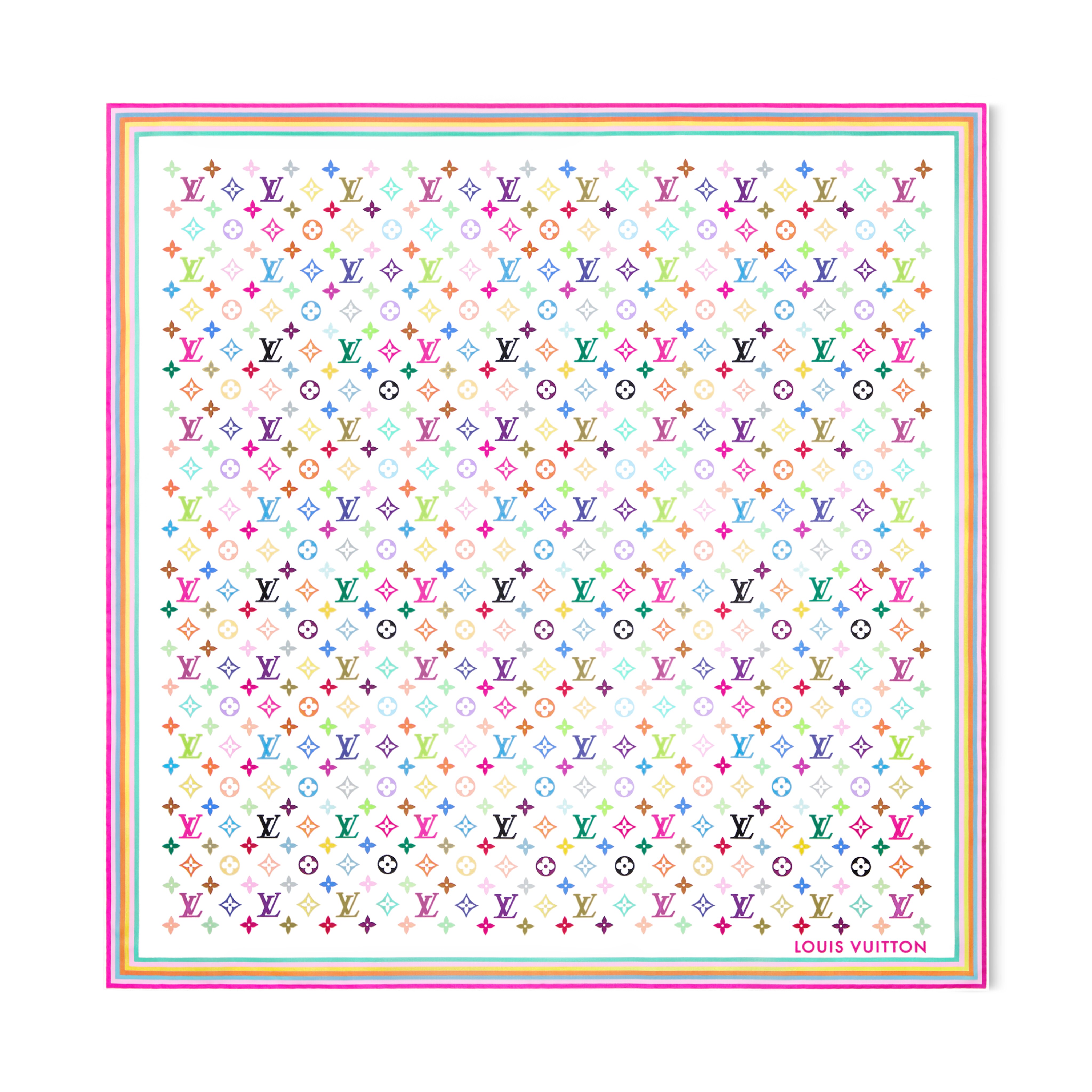 LV × TM カレ90･モノグラム マルチカラー