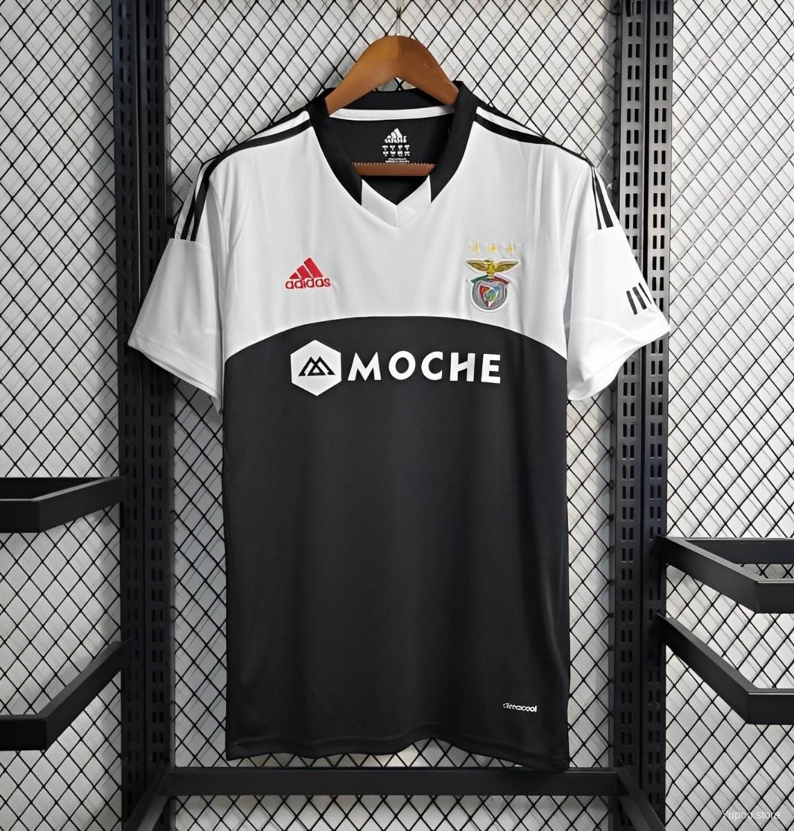 Retro 2013-14 Benfica Away Black/White Jersey S-2XL