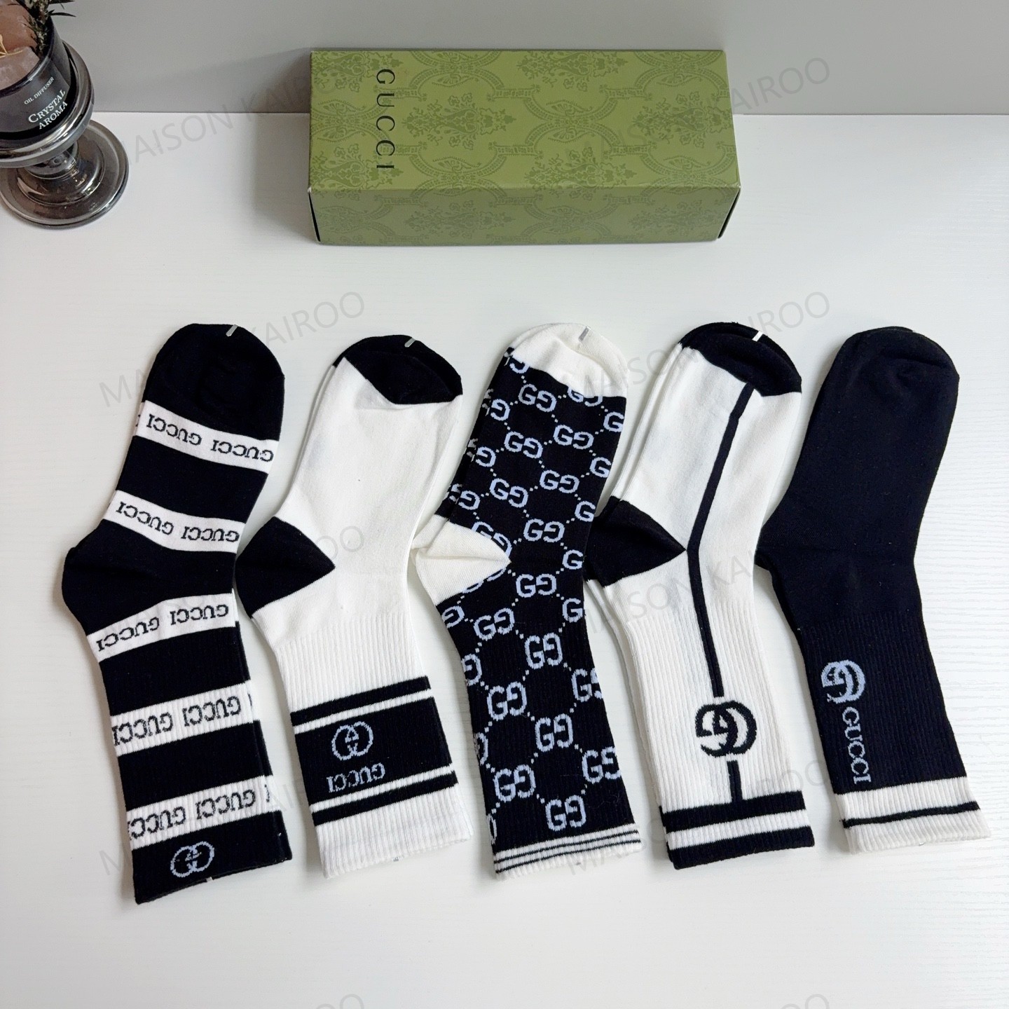 Gucci Socks 5-Pack - KAIROO