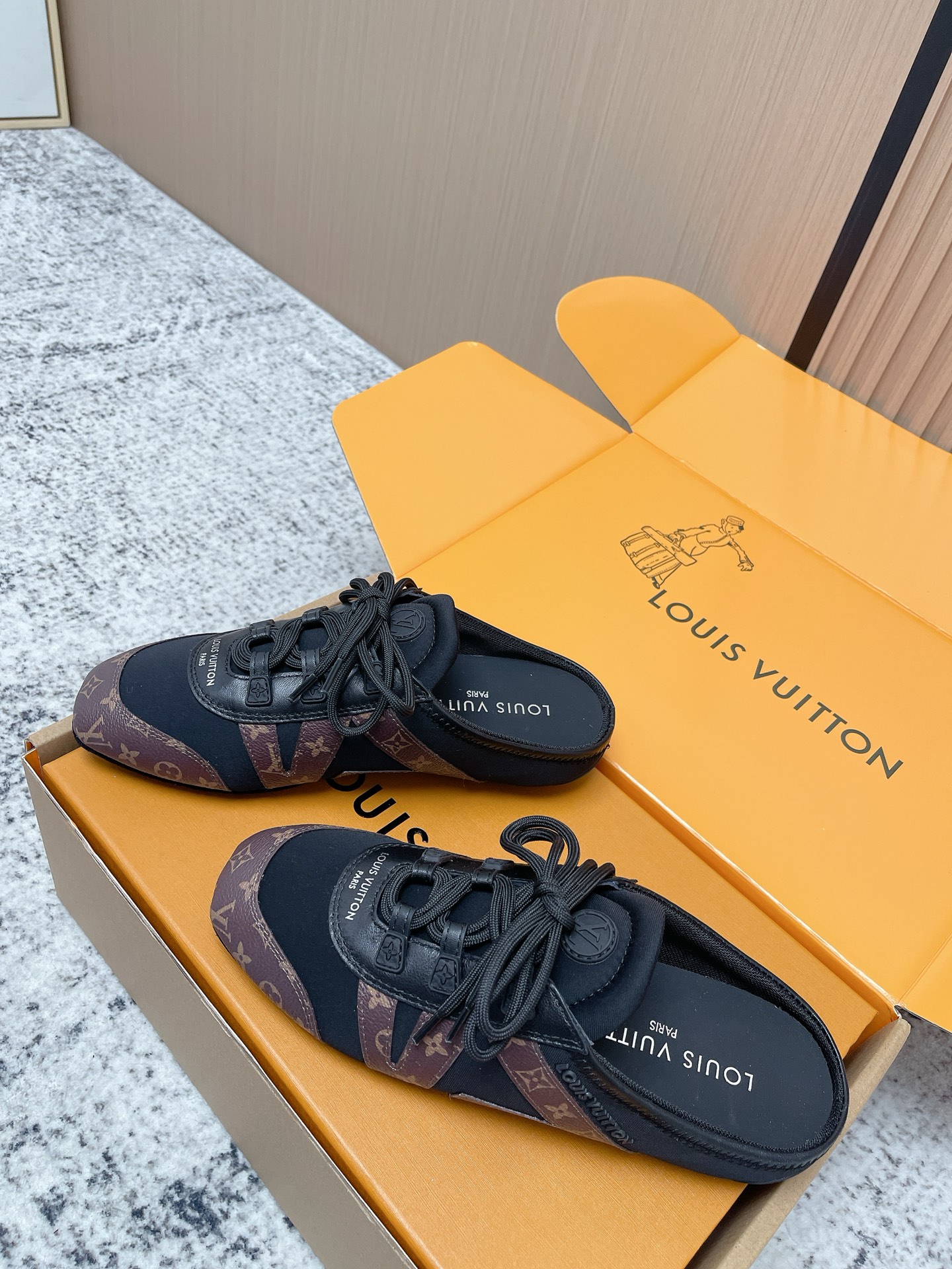 LV Sneakerina Open Back Sneaker