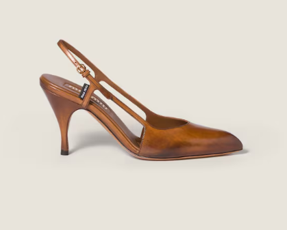 Miu Miu Leather Slingback Pump