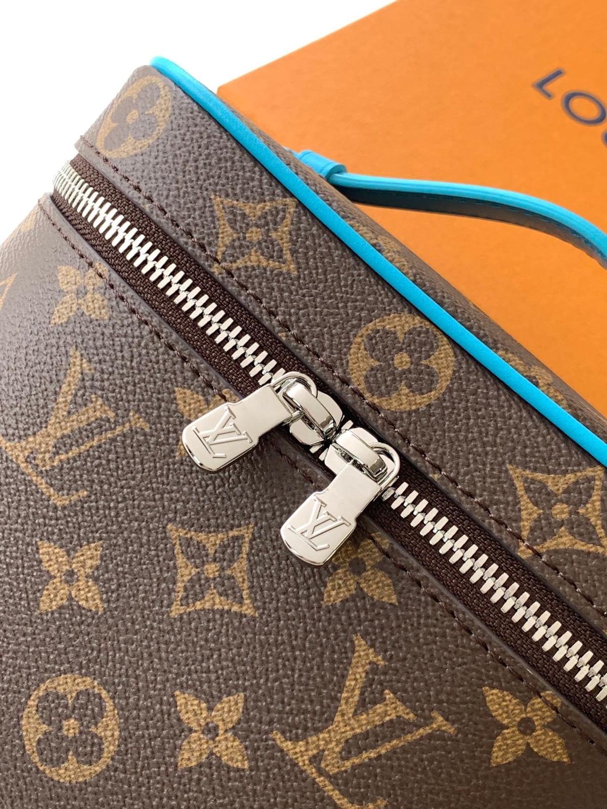 Louis Vuitton Bags LV Makeup Box Nice Mini Blue Color