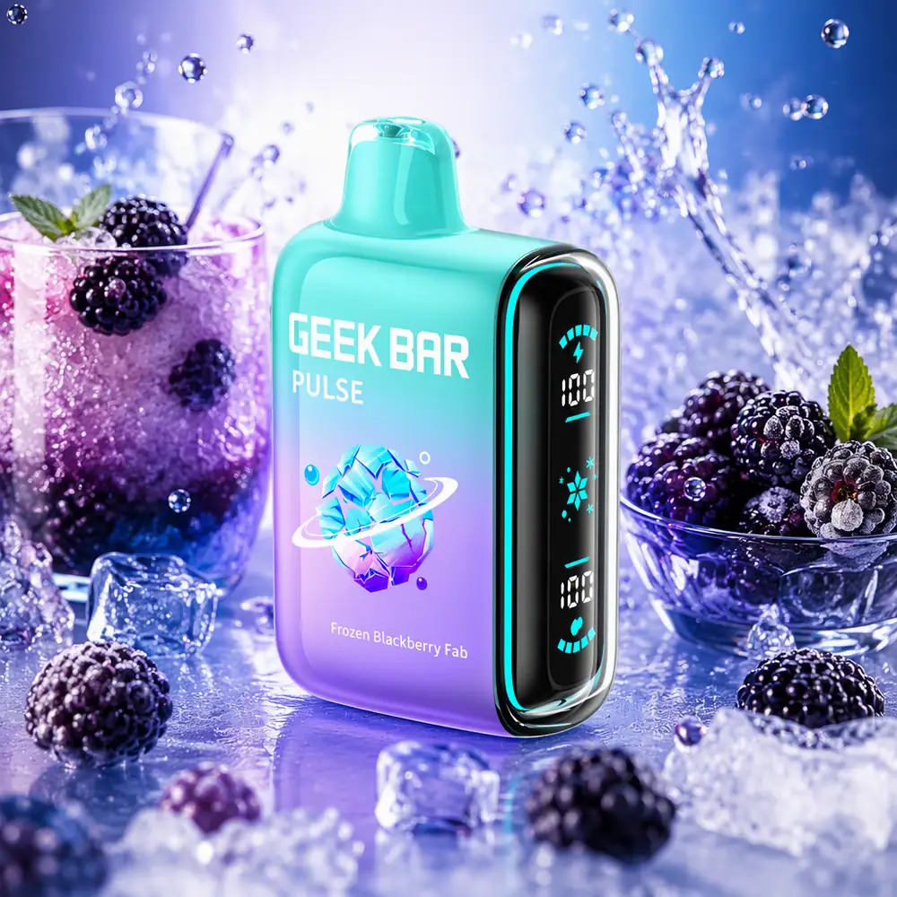 Geek Bar Pulse 15K Disposable Vape - Frozen Blackberry Fab
