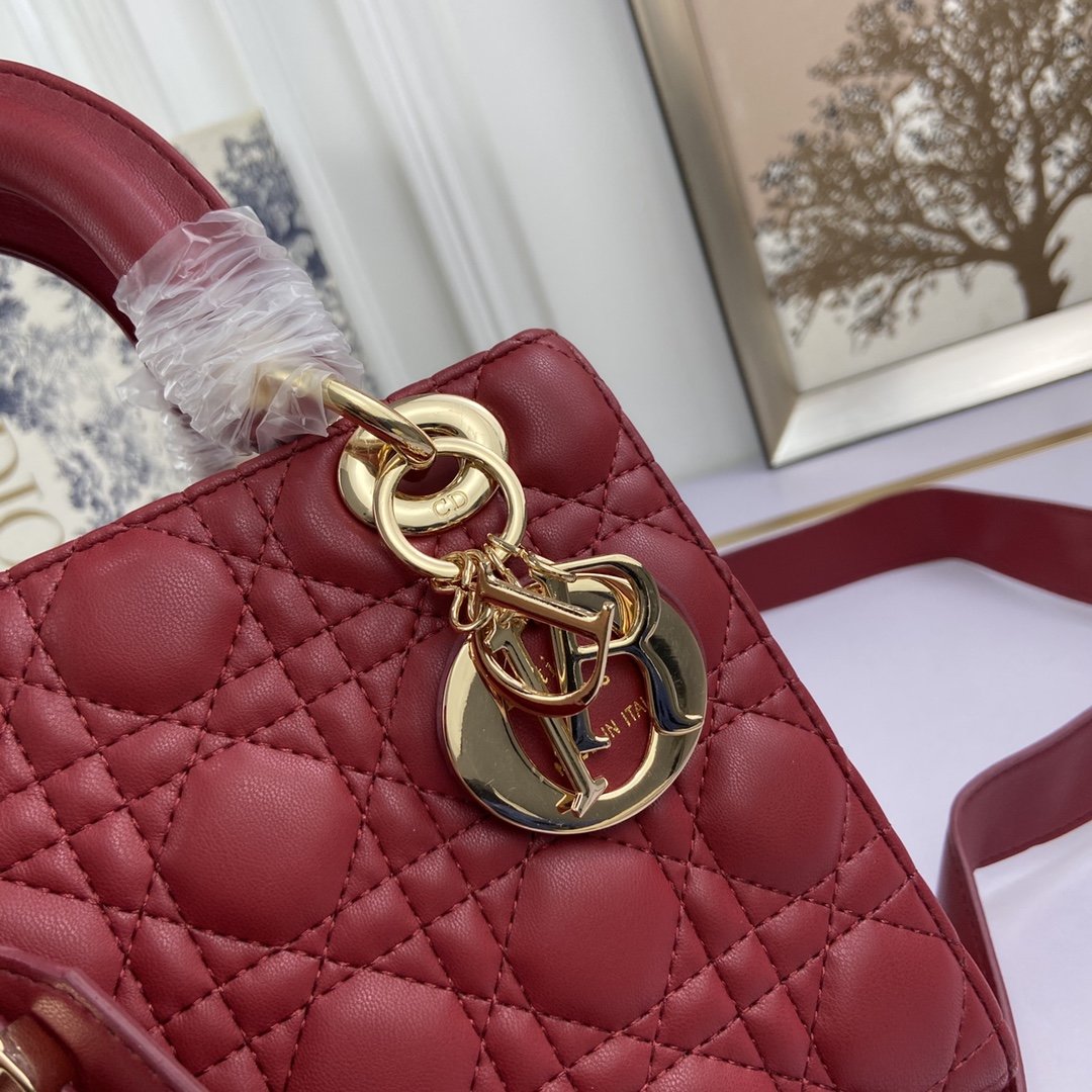 Dior The LADY DIOR Bag MINI Size(17*15*7cm) AAA Quality