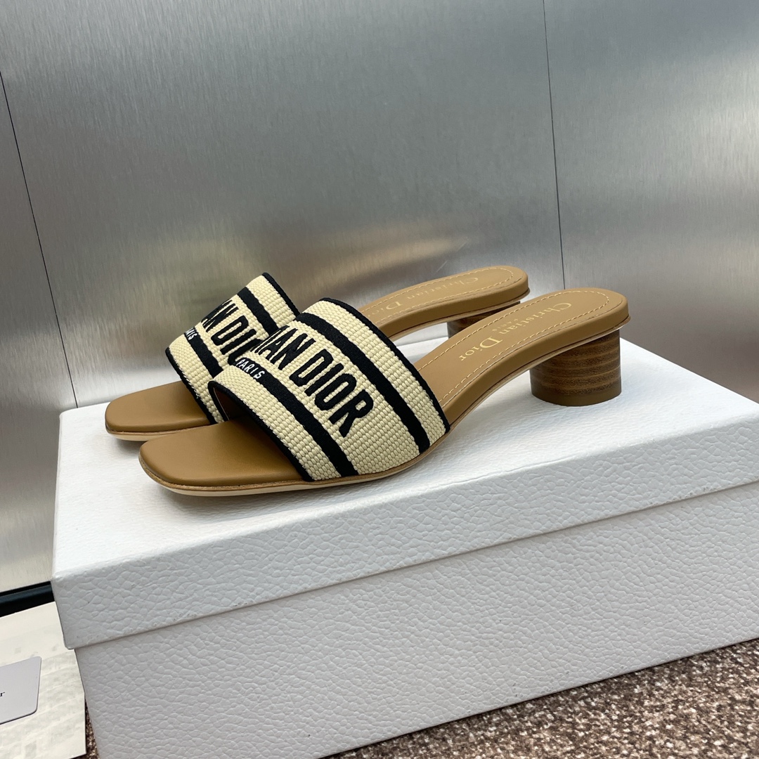 Women' Dior Classic Dway Heeled Slide