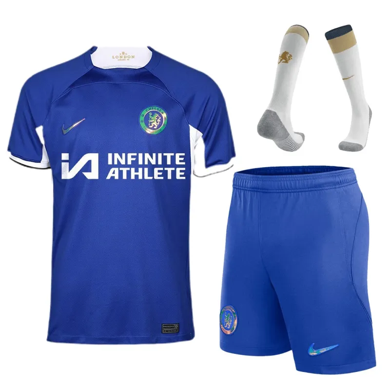 23-24 Chelsea Home Whole Kit Jersey+Shorts+Socks