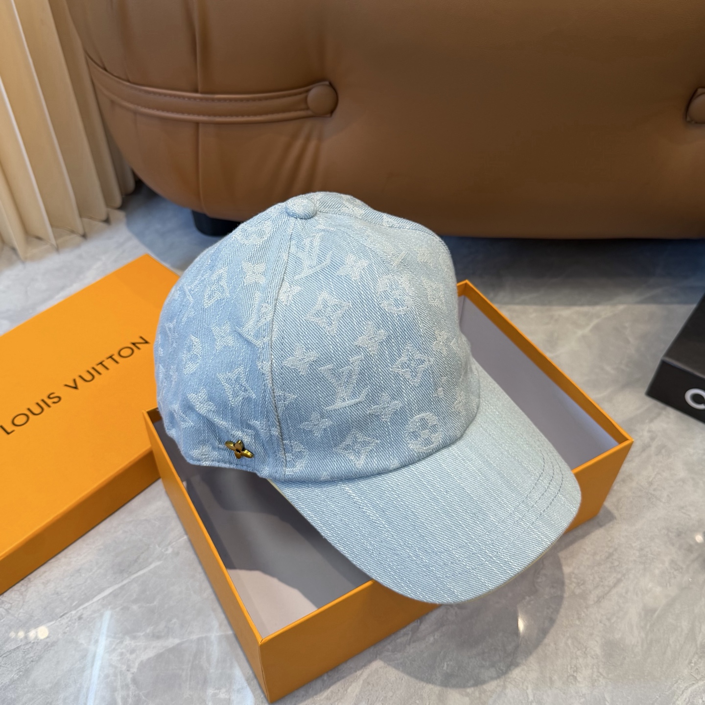 Louis Vuitton Monogram Denim Baseball Cap Hat - KAIROO