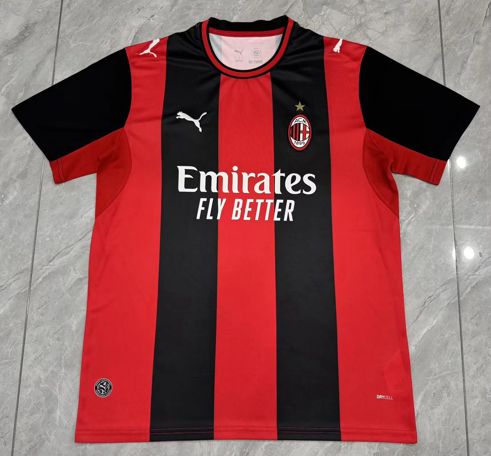 2026-27 AC Milan Home Black and Red Fans Football Shirt 1:1 Thai Quality