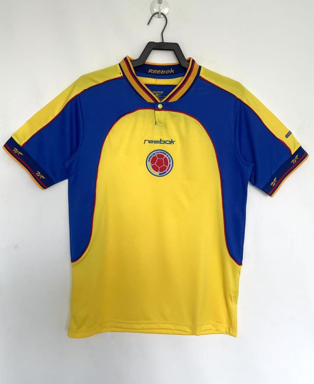 Retro Colombia 2001 Home Soccer Jersey S-2XL