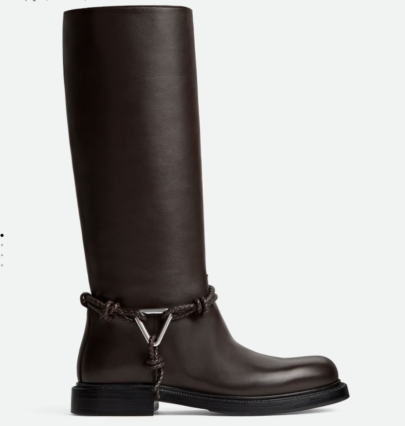 Bottega James Medium Boot Chocolate leather