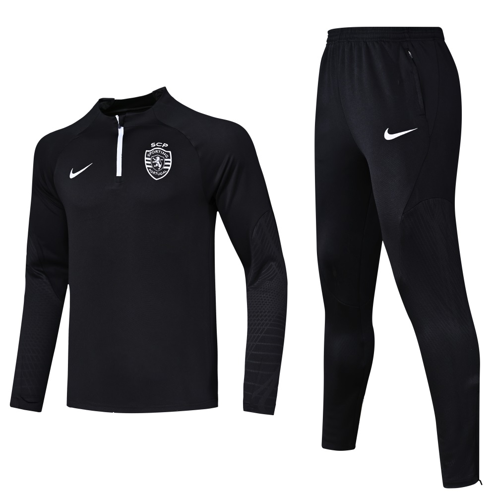 Sporting Lisbon half zipper Traininng Suit S-XXL