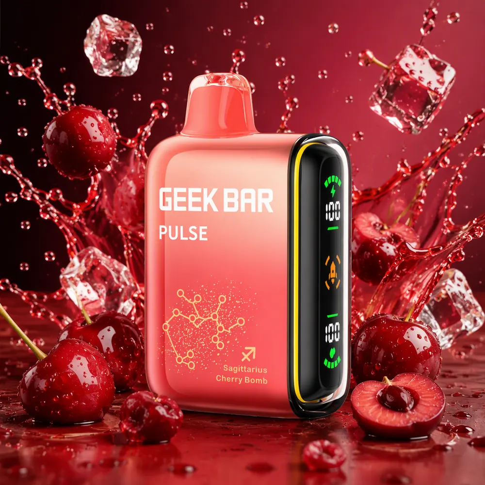 Geek Bar Pulse 15K Disposable Vape - Cherry Bomb