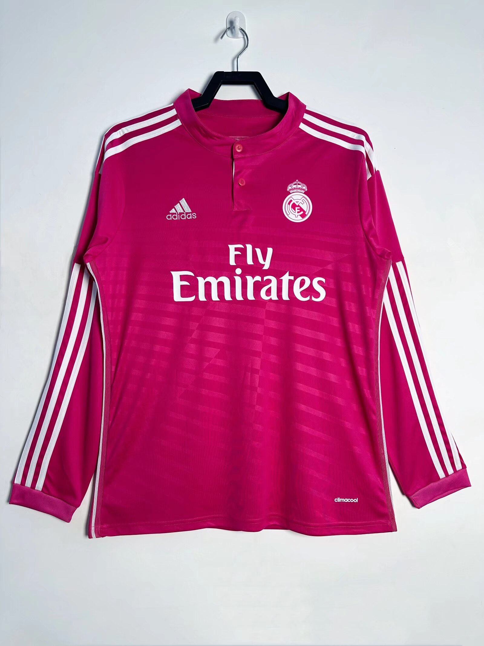 Real Madrid Away Long Sleeve Retro Jersey 2014/15