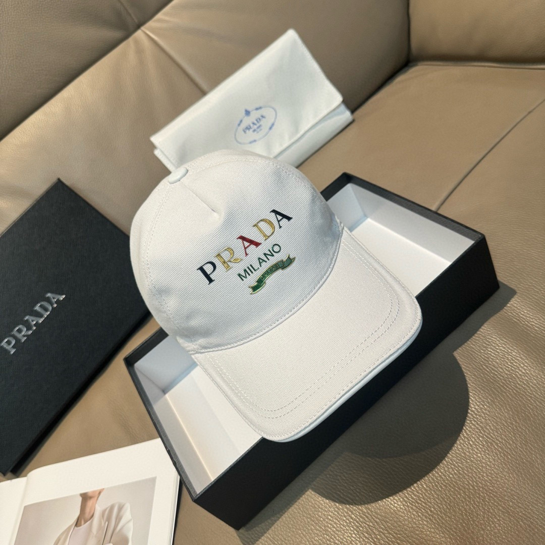 Prada Cotton Baseball Cap