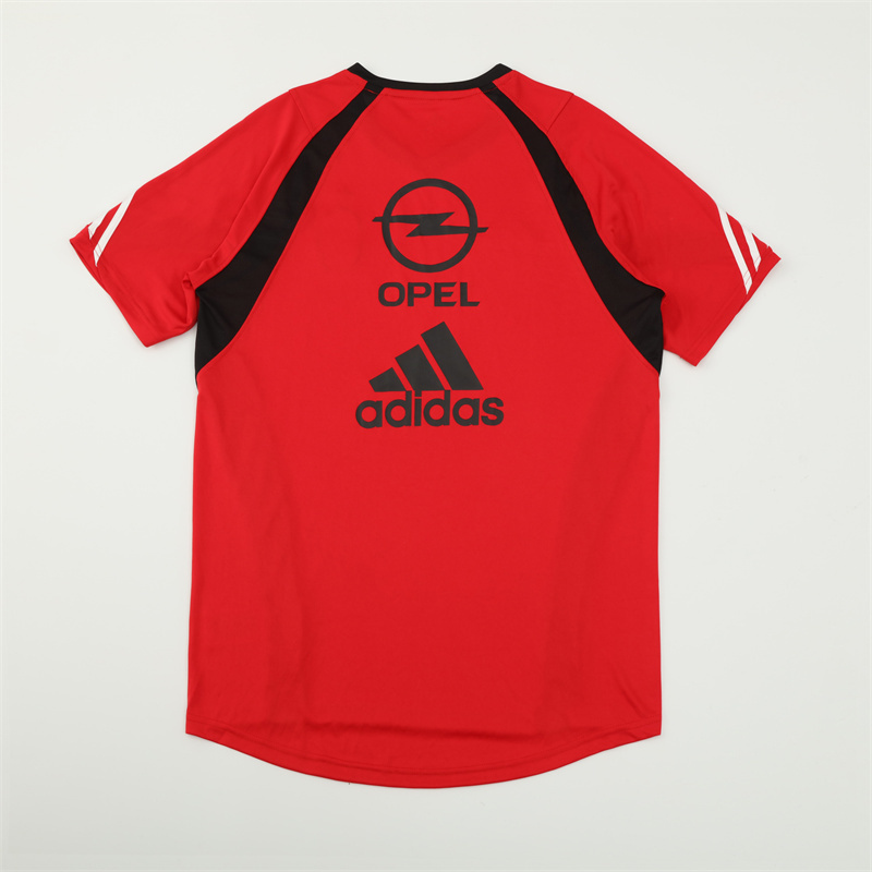 2003/04 AC Milan Retro Short Sleeves Training Jersey - Red