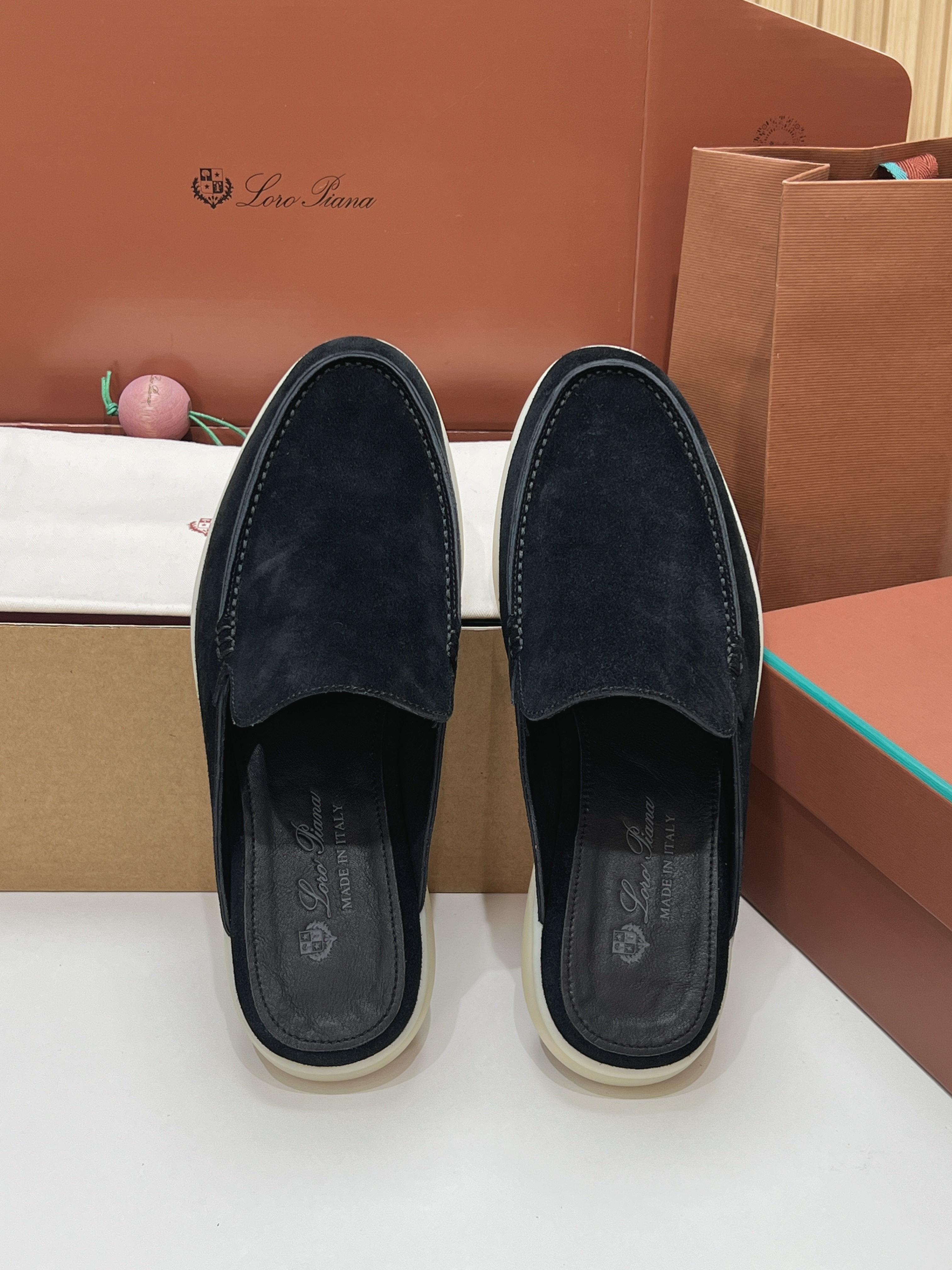 Loro Piana Men's Suede Mule