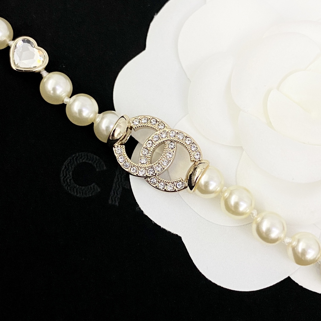 Chanel Long Pearl Necklace