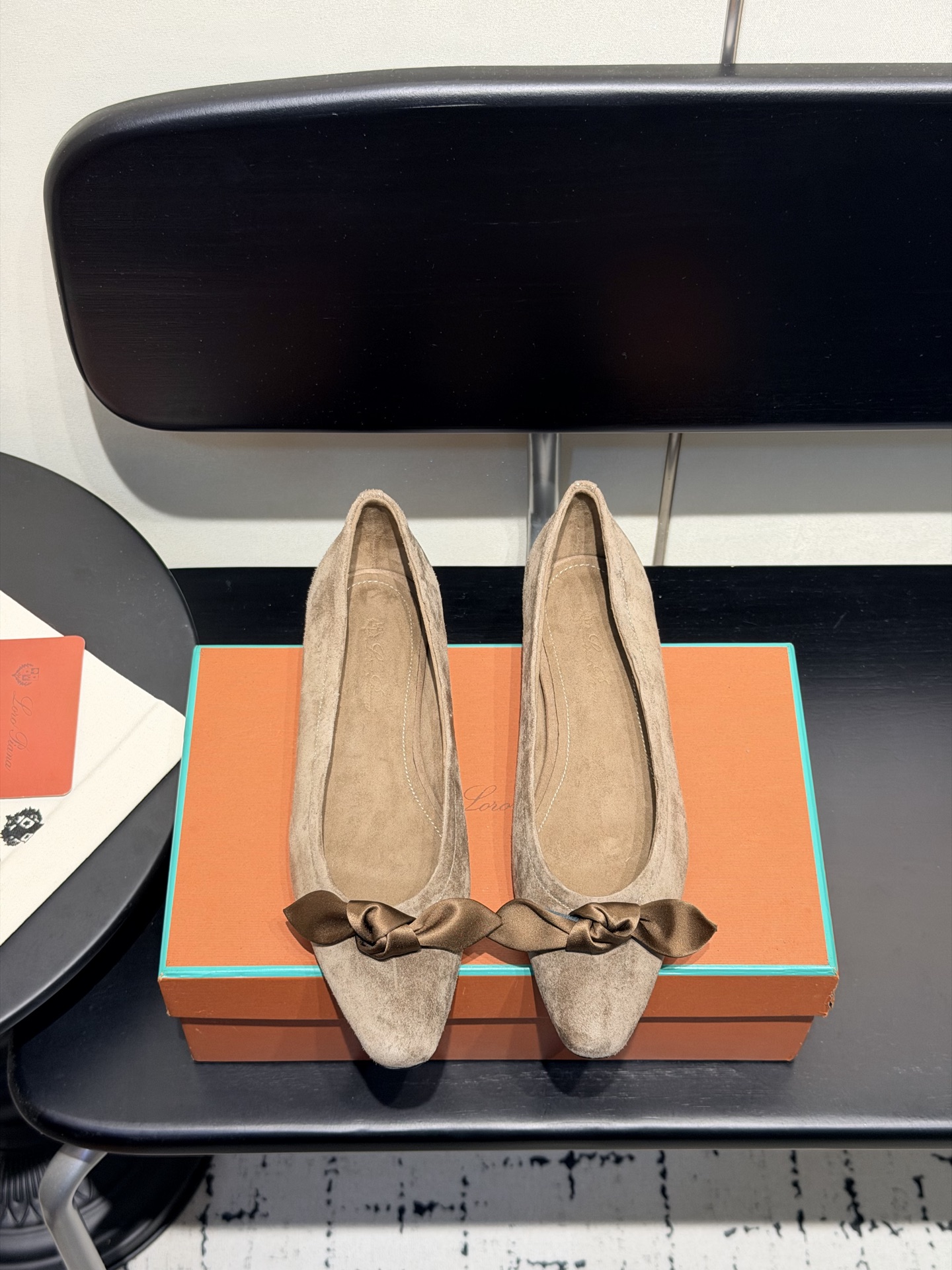 Loro Piana 2026 Bow Ballet Flats
