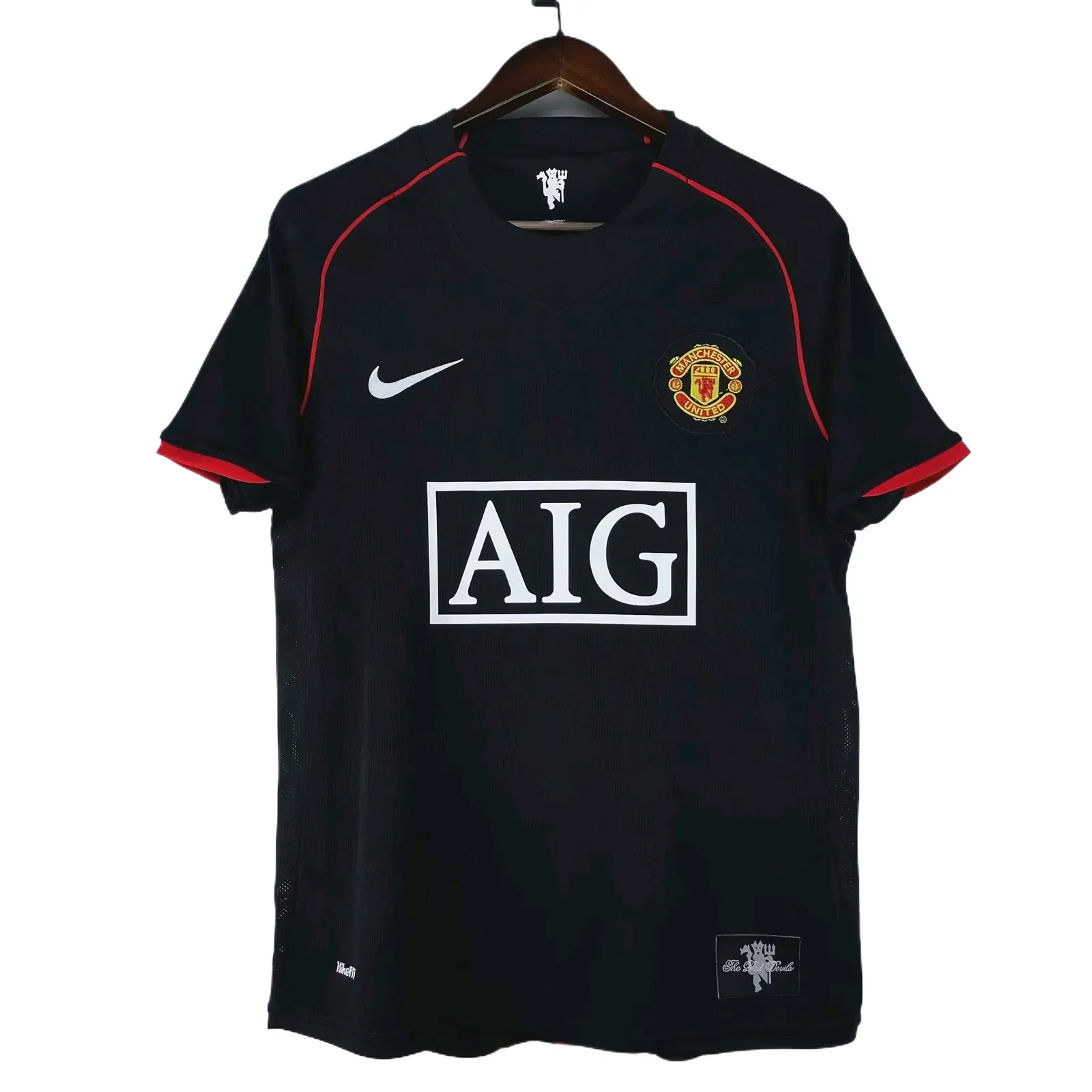 Retro Manchester United 07/08  Away Black