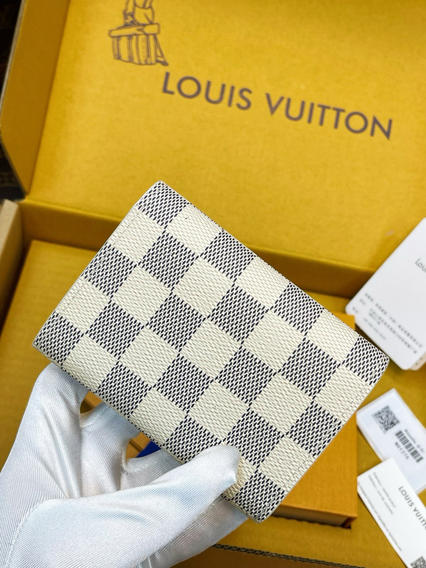 N61276  Rosalie Coin Purse Damier Azur Canvas