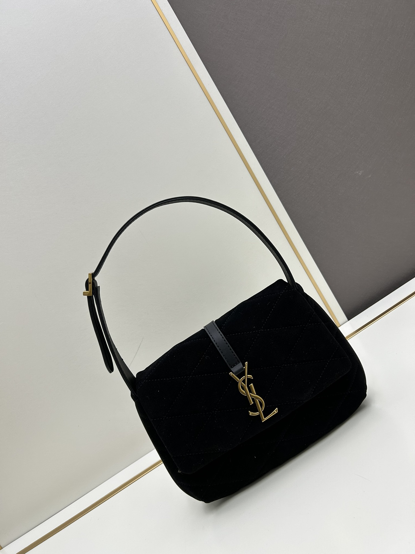 Saint Laurent YSL Frosted Underarm Bag