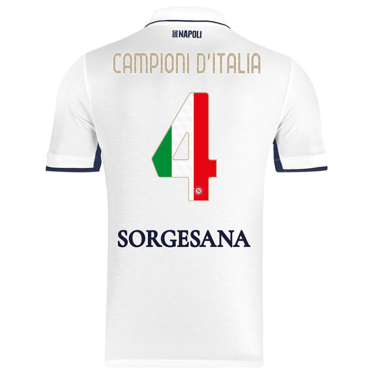 Napoli CAMPIONI D'ITALIA Away Man Jersey 24/25