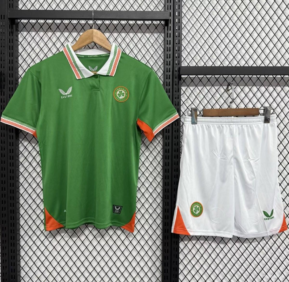 25/26 Kids Ireland Home Jersey 16-28