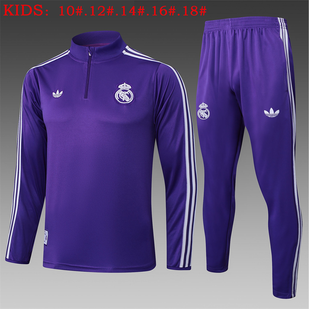 Real Madrid Kids Training Suit 25/26 | Soc Jersey - Premium Football Jersey