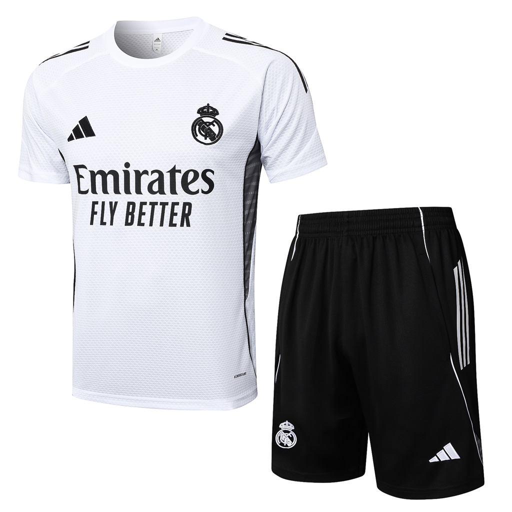 Real Madrid Training Short sleeve Suit 25/26 | Soc Jersey - Premium Football Jersey