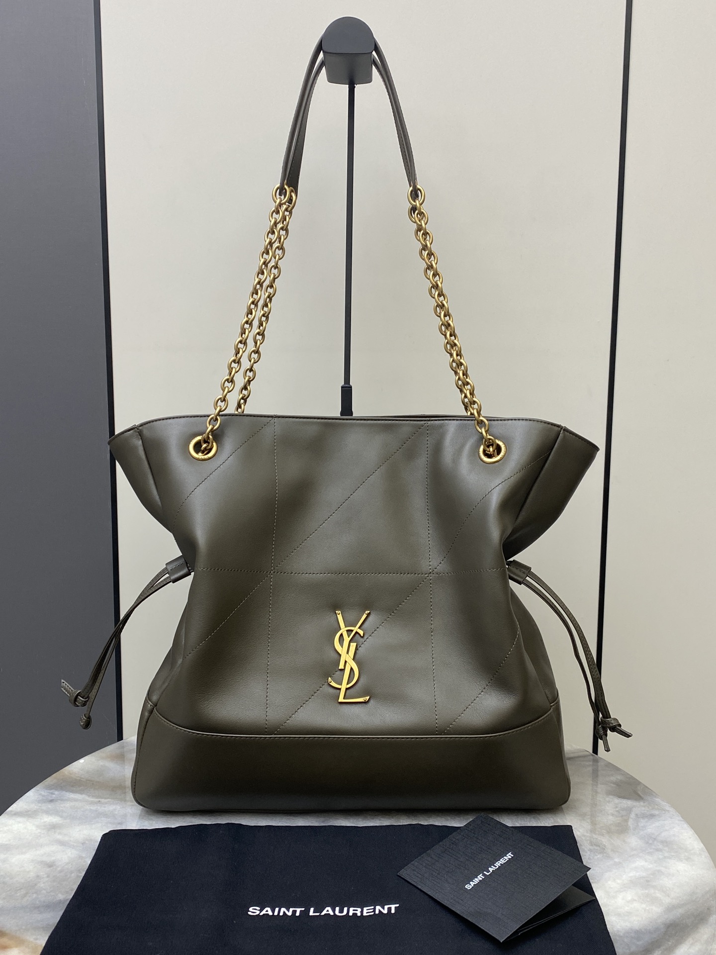 Saint Laurent Light Musk Lambskin Large Jamie Bag 809824