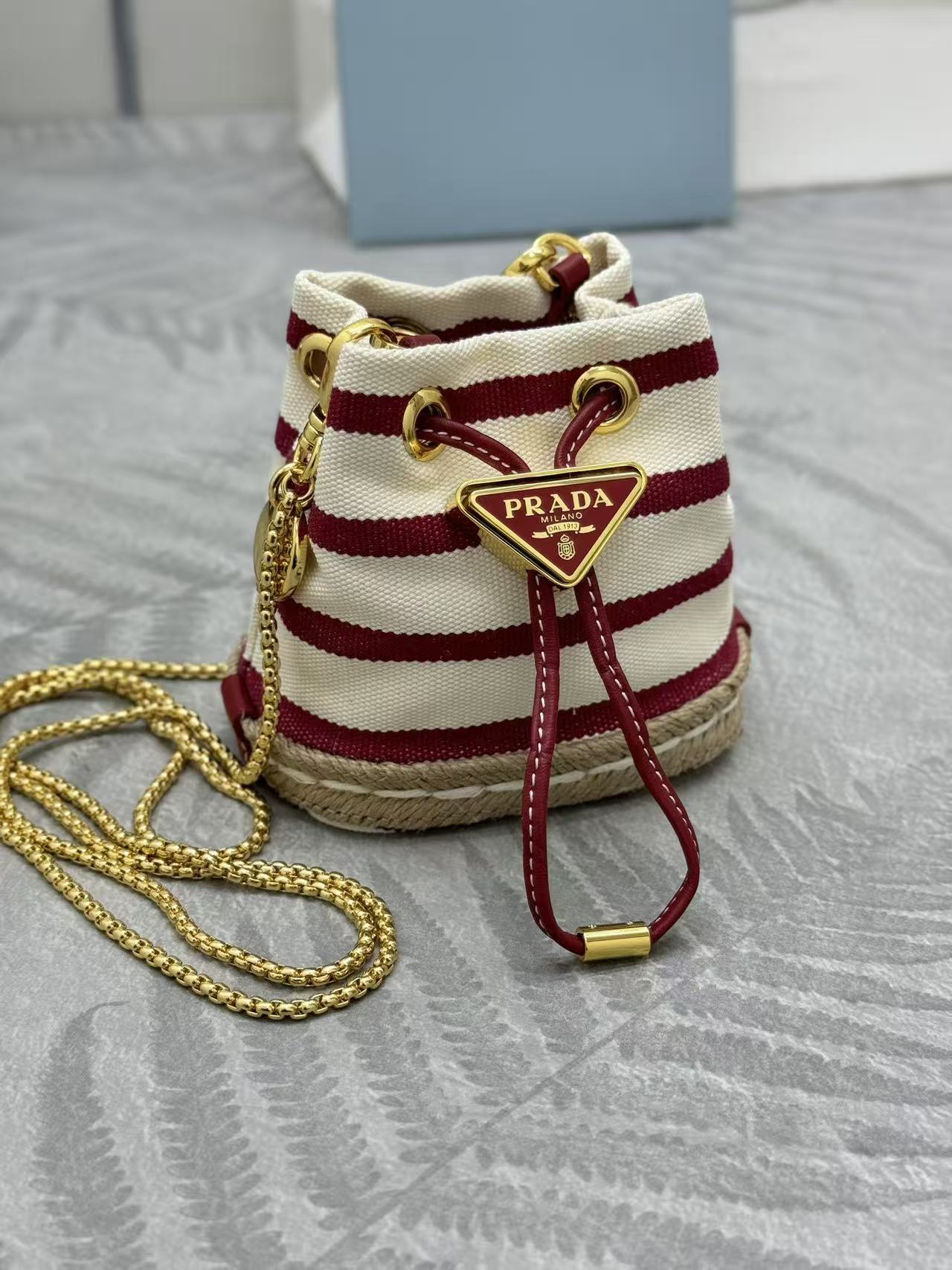 Prada mini bucket bag crossbody bag