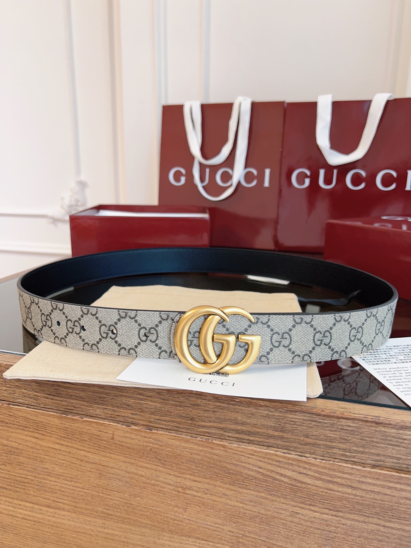 Gucci GG Marmont Reversible Belt 3cm
