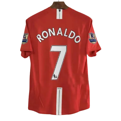 2007-08 Manchester United RONALDO #7 Retro Jersey Home