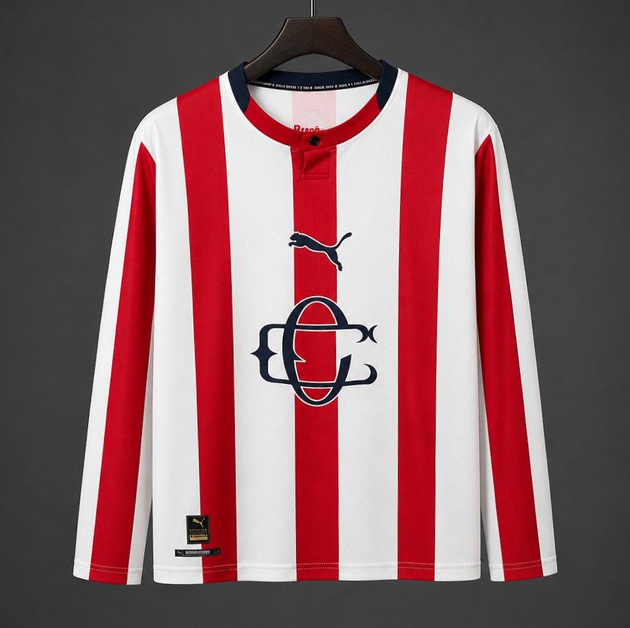 26/27 Chivas Guadalajara 120th Anniversary Long Sleeve Jersey S-4XL