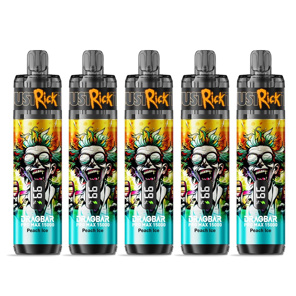 [5-Pack Bundle] Dragbar Pro Max 15K Disposable Vape (2%,15000 Puffs)