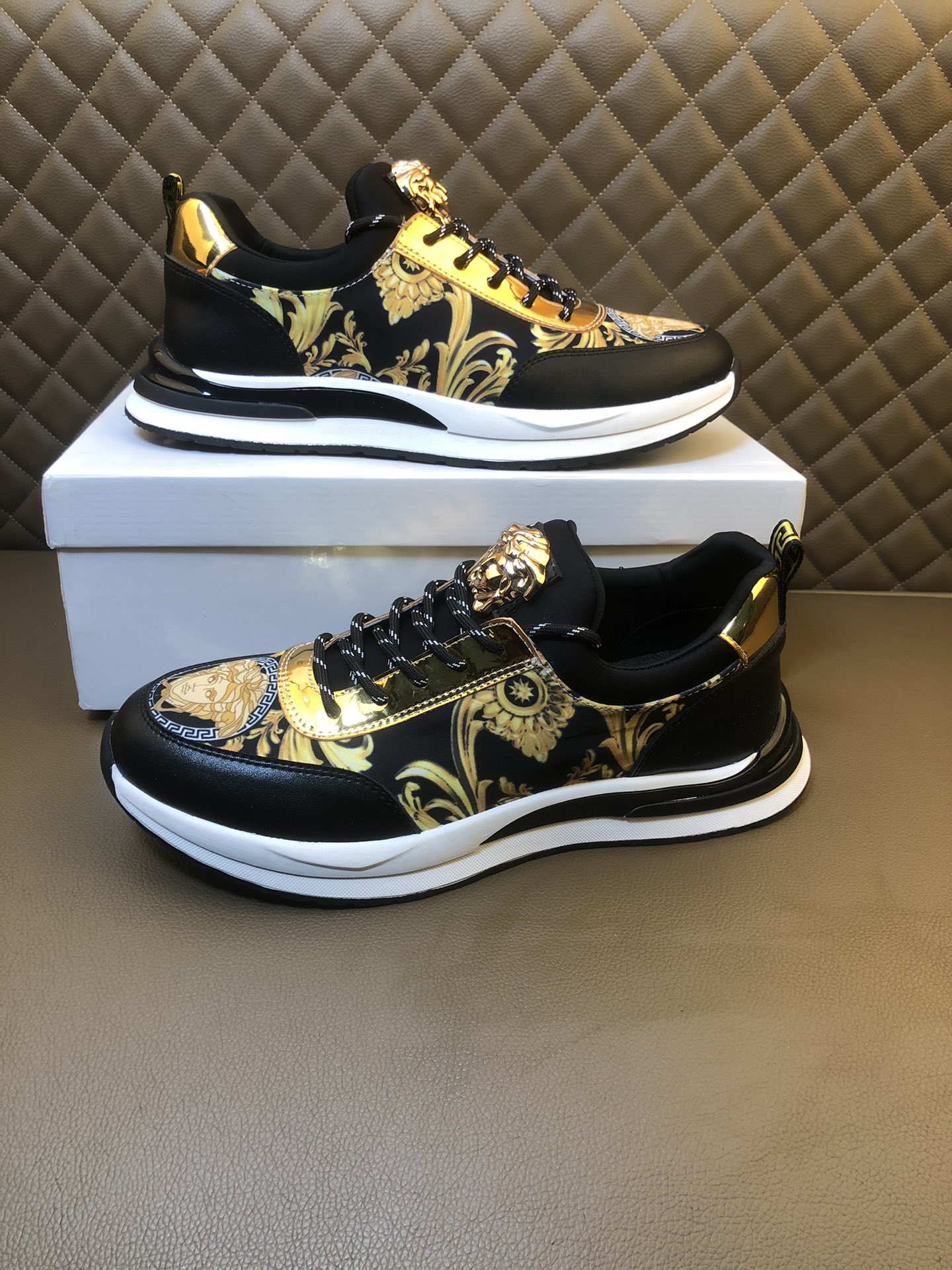 Versace Men's Leather Sneaker