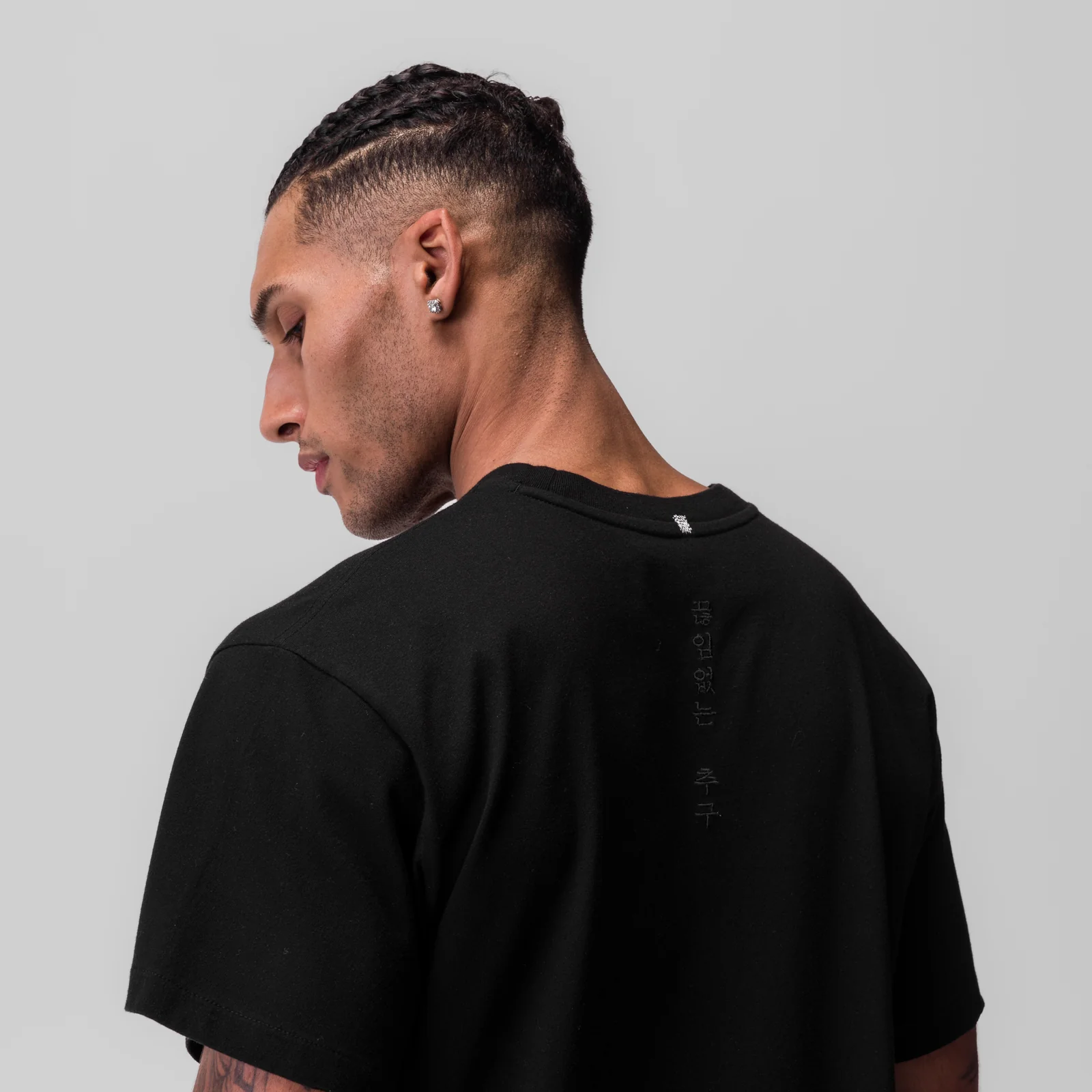 0797. Tech Essential Relaxed Tee - Black