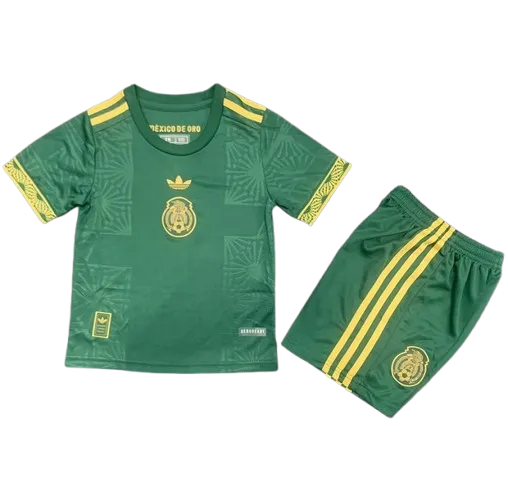 Adidas Kids Mexico Greeen Gold Cup Kits 2025